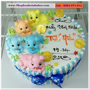 Bánh Sinh Nhật Con Heo Tuổi Hợi- Y10